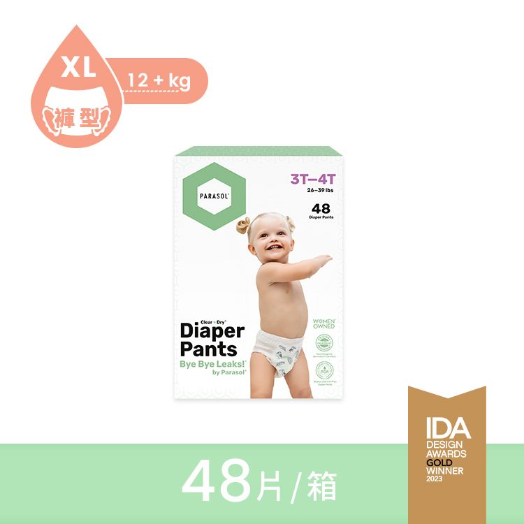 工藝升級版 | Parasol Clear + Dry™新科技水凝果凍褲-工藝升級版 5號/XL(48片)