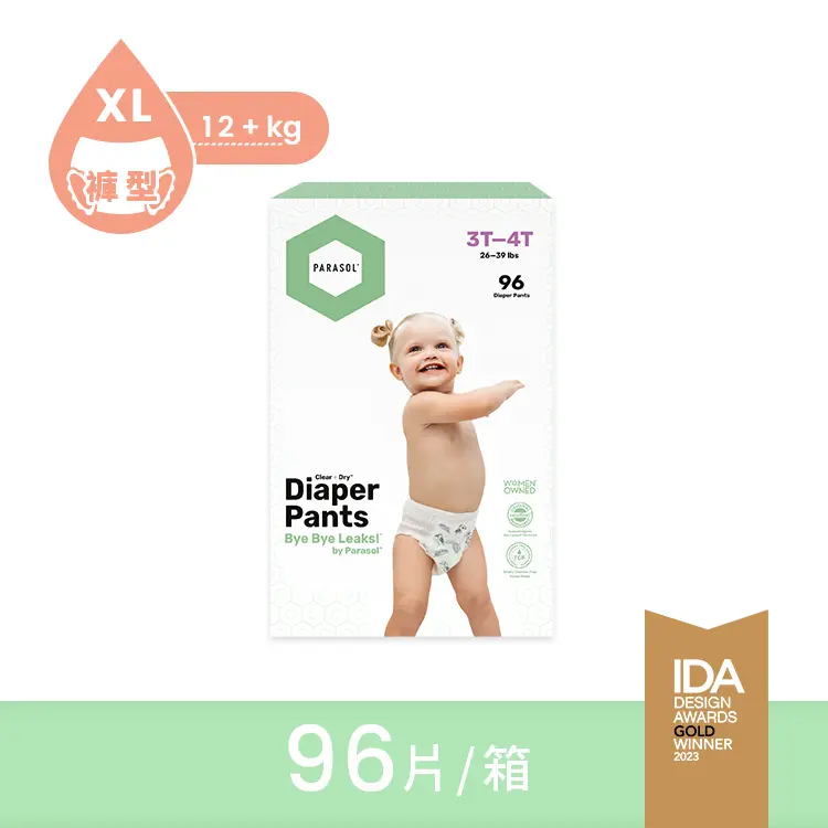 工藝升級版 | Parasol Clear + Dry™新科技水凝果凍褲-工藝升級版 5號/XL(96片)