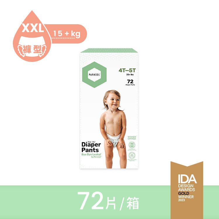工藝升級版 | Parasol Clear + Dry™新科技水凝果凍褲-工藝升級版 6號/XXL(72片)