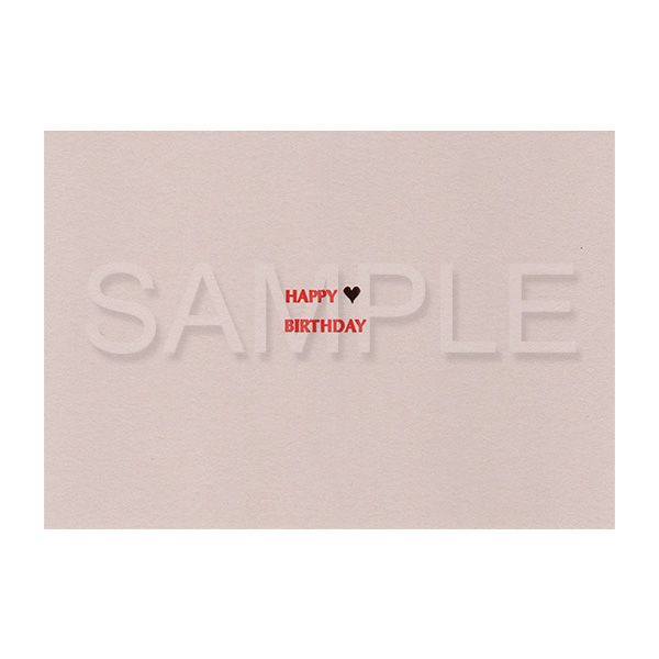 【誠品獨家】日本 7 days cards 明信片/ Happy Birthday/ Red Heart