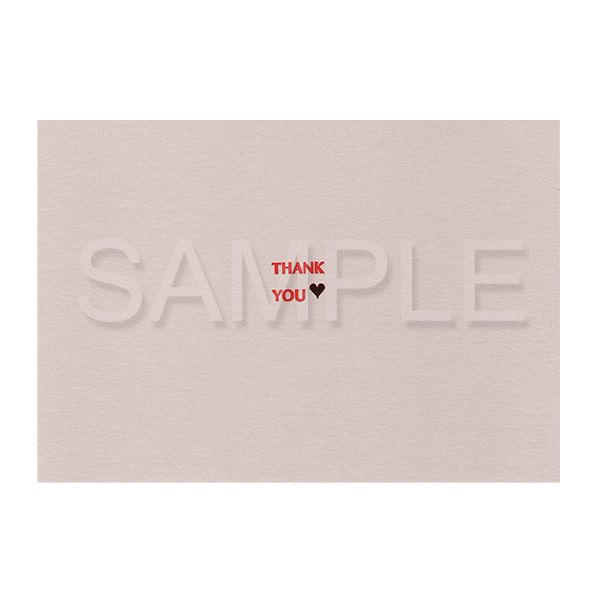 【誠品獨家】日本 7 days cards 明信片/ Thank You/ Red Heart