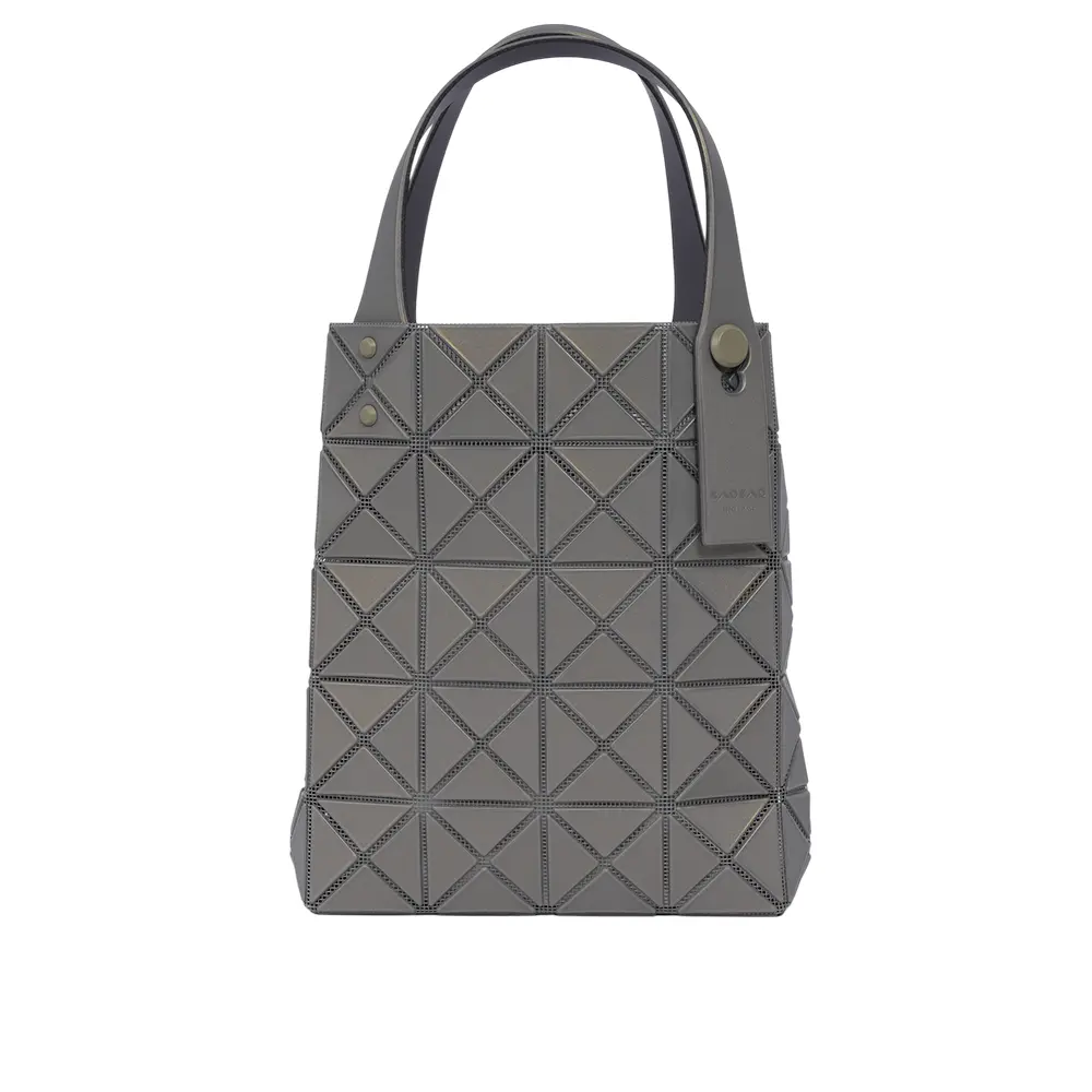 【ISSEY MIYAKE 三宅一生】BAO BAO Prism Plus 5X4 霧面迷你手提包(灰色)/ 平行輸入