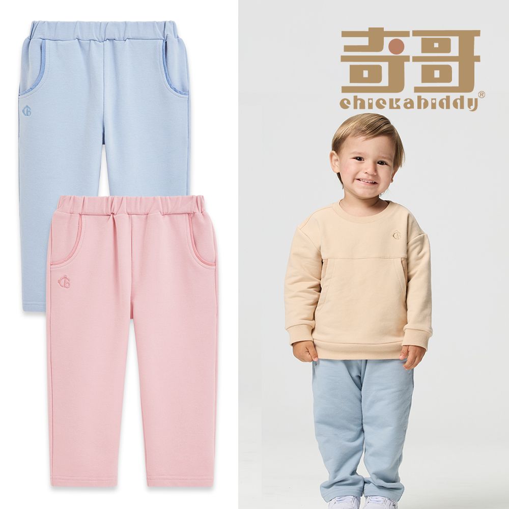 【奇哥】CHIC BASICS系列男女童裝休閒長褲(1-8歲)/ 雲水藍色/ 2歲