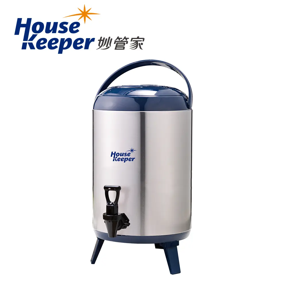 妙管家 不鏽鋼保溫保冷冰桶/茶桶 9.5L HKTB-1000SSC