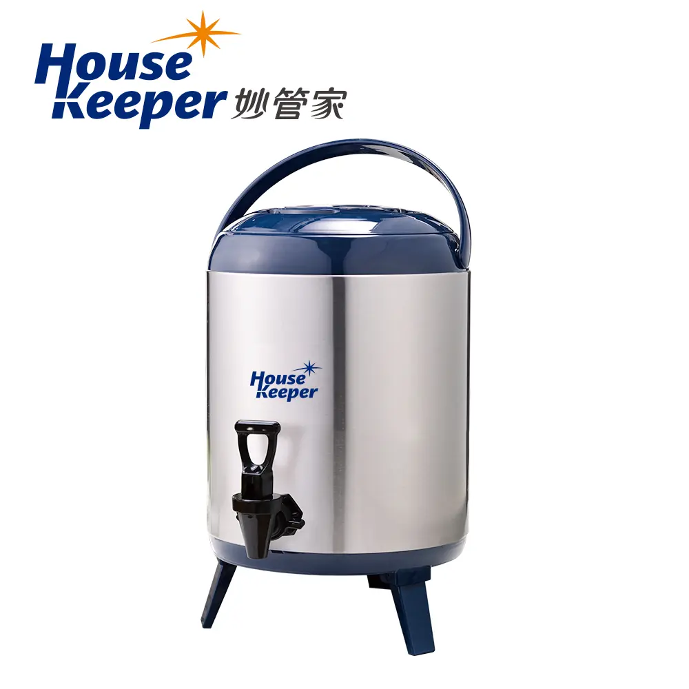 妙管家 不鏽鋼保溫保冷冰桶/茶桶 7.7L HKTB-0800SSC