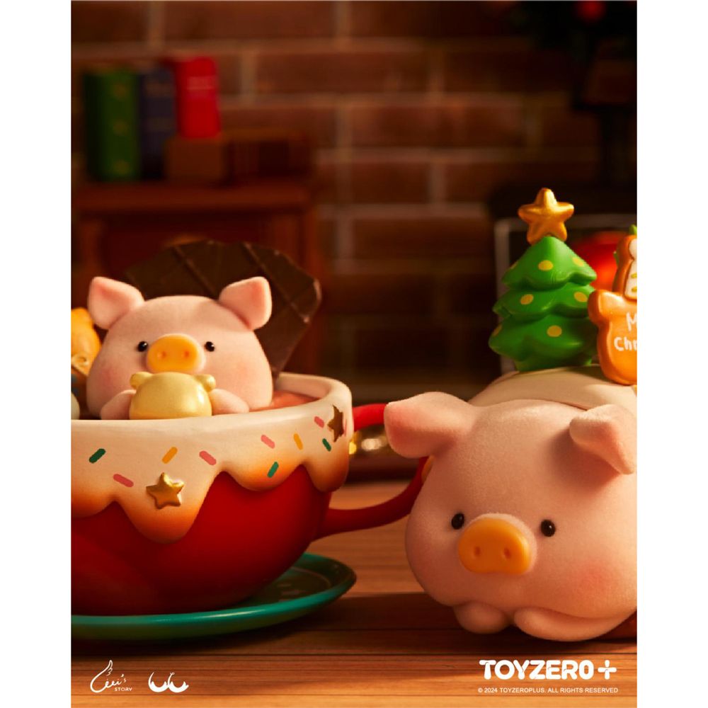 TOYZEROPLUS罐頭豬LuLu聖誕小鎮系列公仔盒玩/ 單入