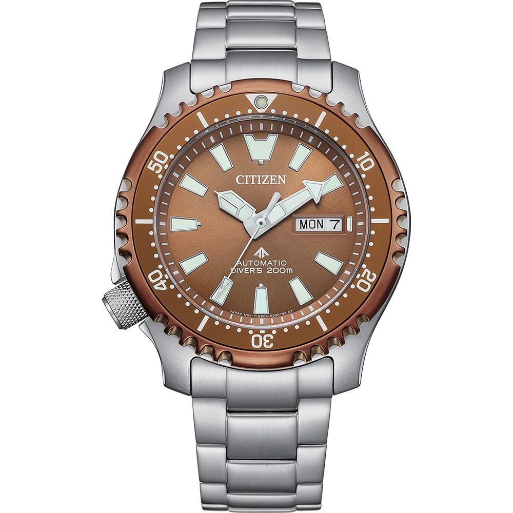 CITIZEN 星辰PROMASTER 鋼鐵河豚復刻機械錶 附贈橡膠錶帶 NY0164-65X