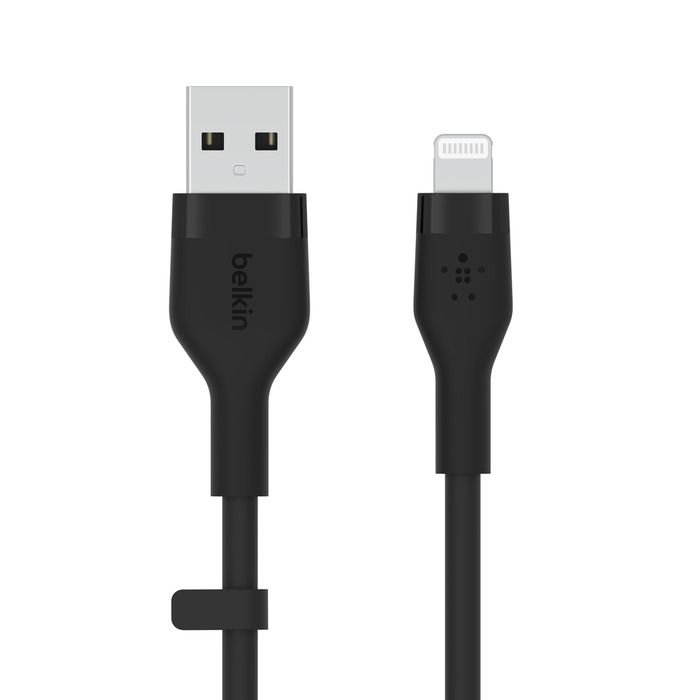 Belkin 貝爾金 BoostCharge Flex USB-A 至 Lightning 1M 傳輸線 充電線 CAA008/ 黑色