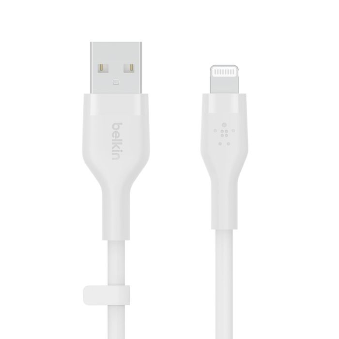 Belkin 貝爾金 BoostCharge Flex USB-A 至 Lightning 1M 傳輸線 充電線 CAA008/ 白色
