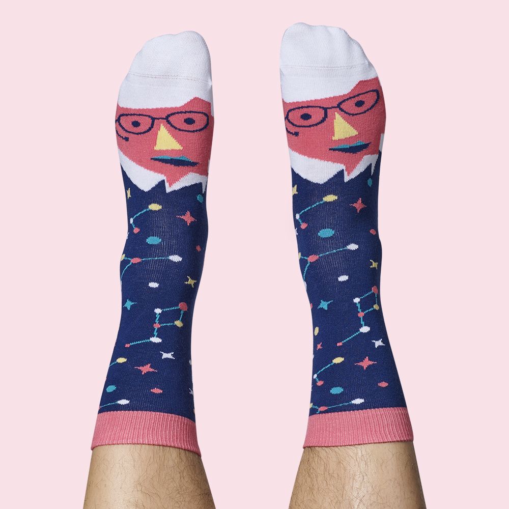 英國 Chattyfeet 中筒襪/ 23.5-26.5cm/ Stephen Toeking