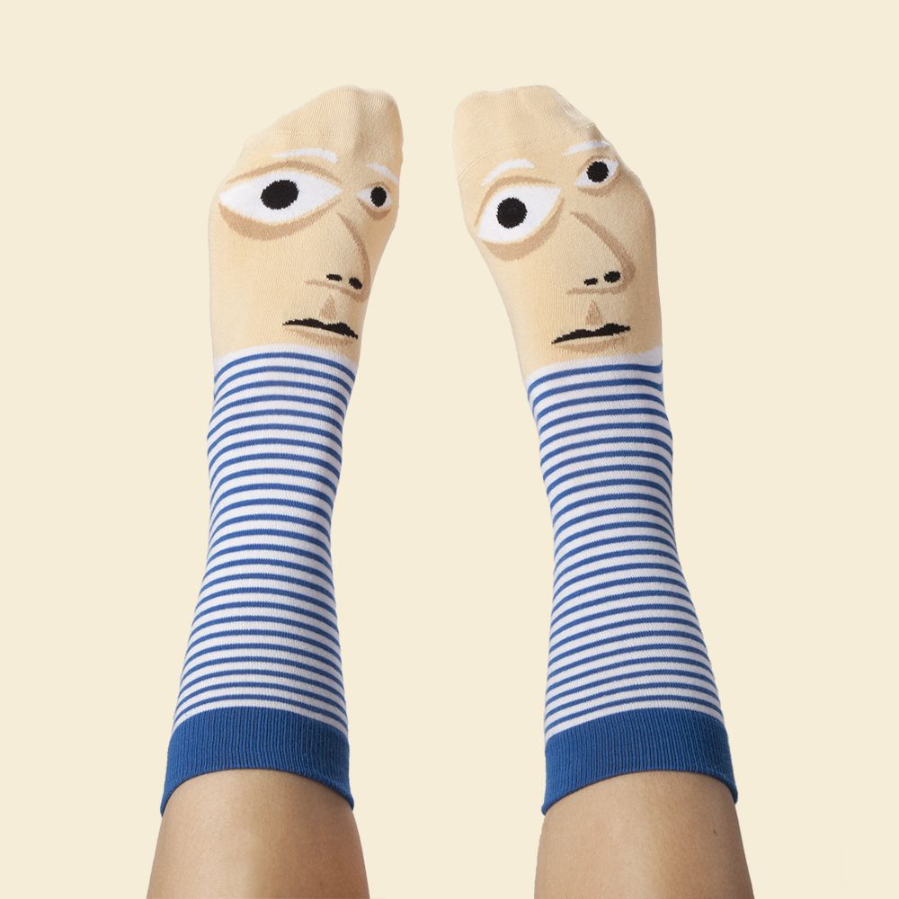 英國 Chattyfeet 中筒襪/ 23.5-26.5cm/ Feetasso