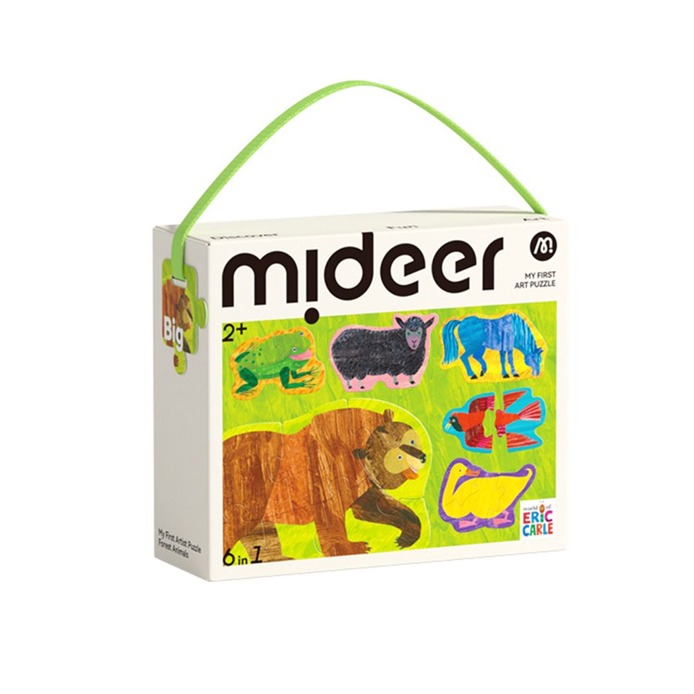 Mideer六合一拼圖/ 好餓的毛毛蟲
