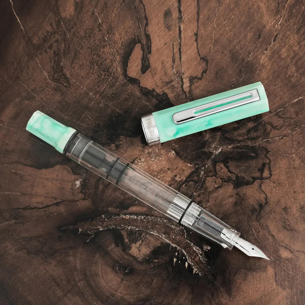 TWSBI ECO活塞上墨鋼筆/ 天河石綠/ F