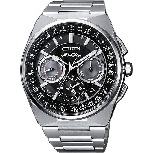 CITIZEN 星辰光動能鈦GPS衛星對時錶-灰45mm/ CC9009-81E