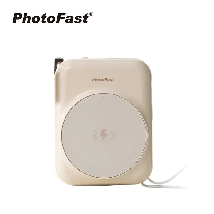 PhotoFast AllDay充多功能行動電源/ 奶茶/杏色