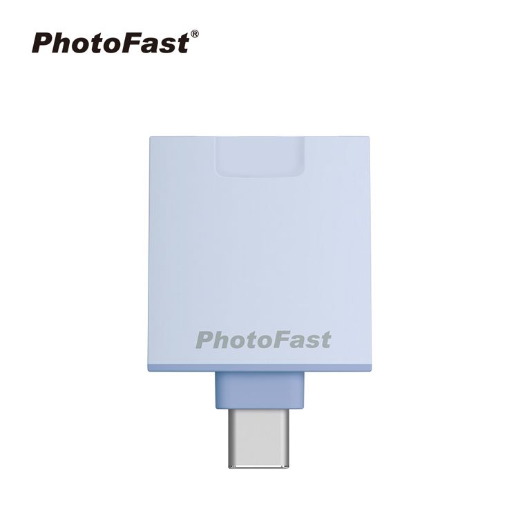 PhotoFast PhotoCube備份方塊Slim iOS/Android通用版/ 藍色
