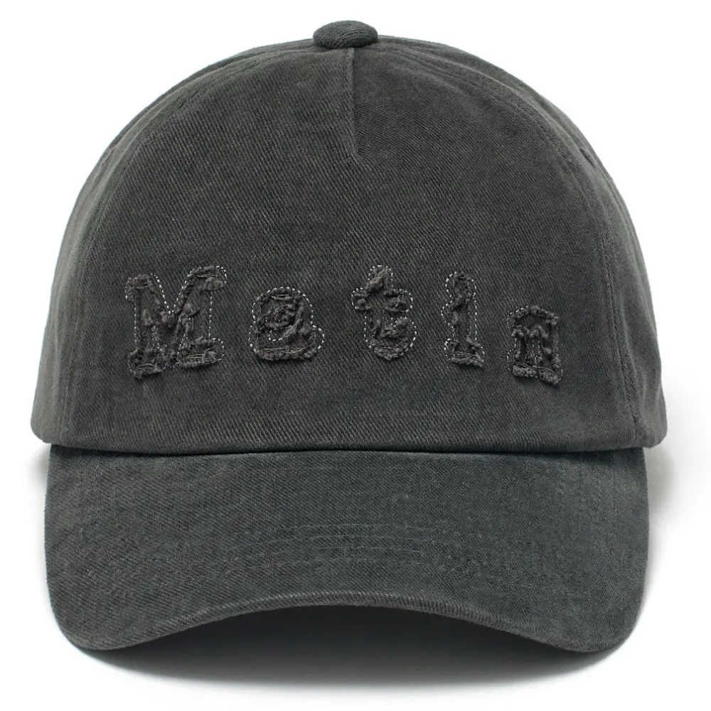 韓國 MATIN KIM MATIN REVERSE LOGO BALL CAP 同色刺繡標誌棒球帽 深灰CHARCOAL