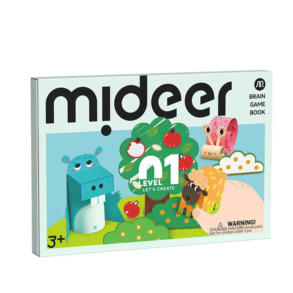 Mideer美術創意書/ 腦力啟蒙/ Level 1