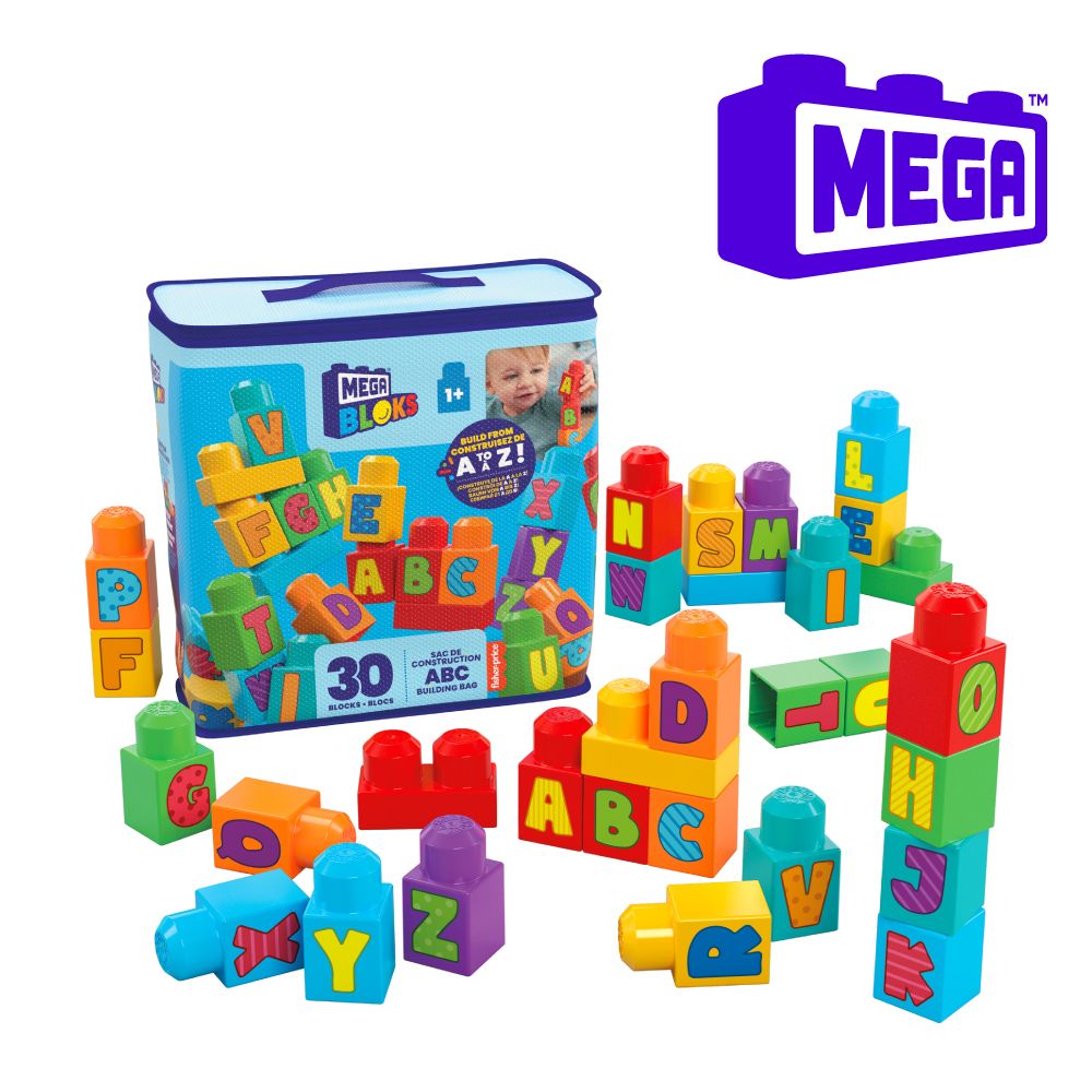 【Mega Bloks 美高積木】30片ABC積木