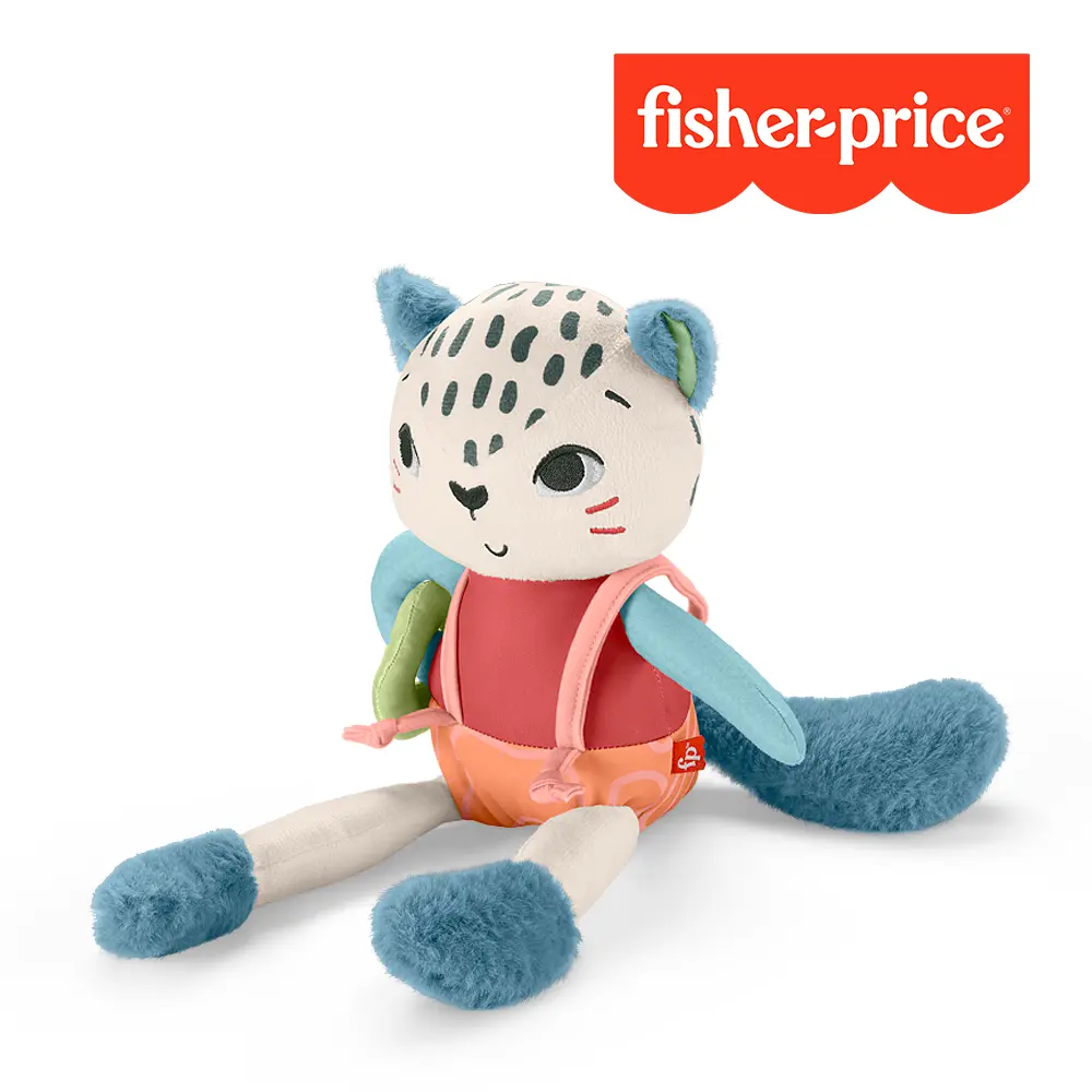【Fisher price 費雪】花豹安撫玩偶
