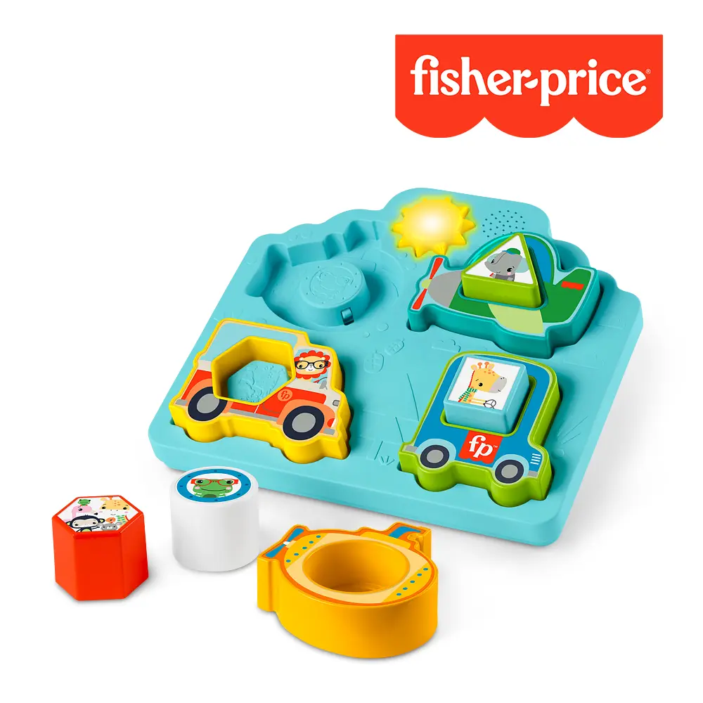 【Fisher price 費雪】交通工具聲光拼圖組