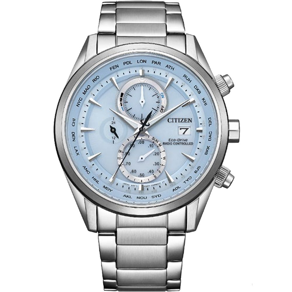 CITIZEN 星辰聖誕節推薦款 空中之鷹光動能全球電波手錶/ AT8260-69M