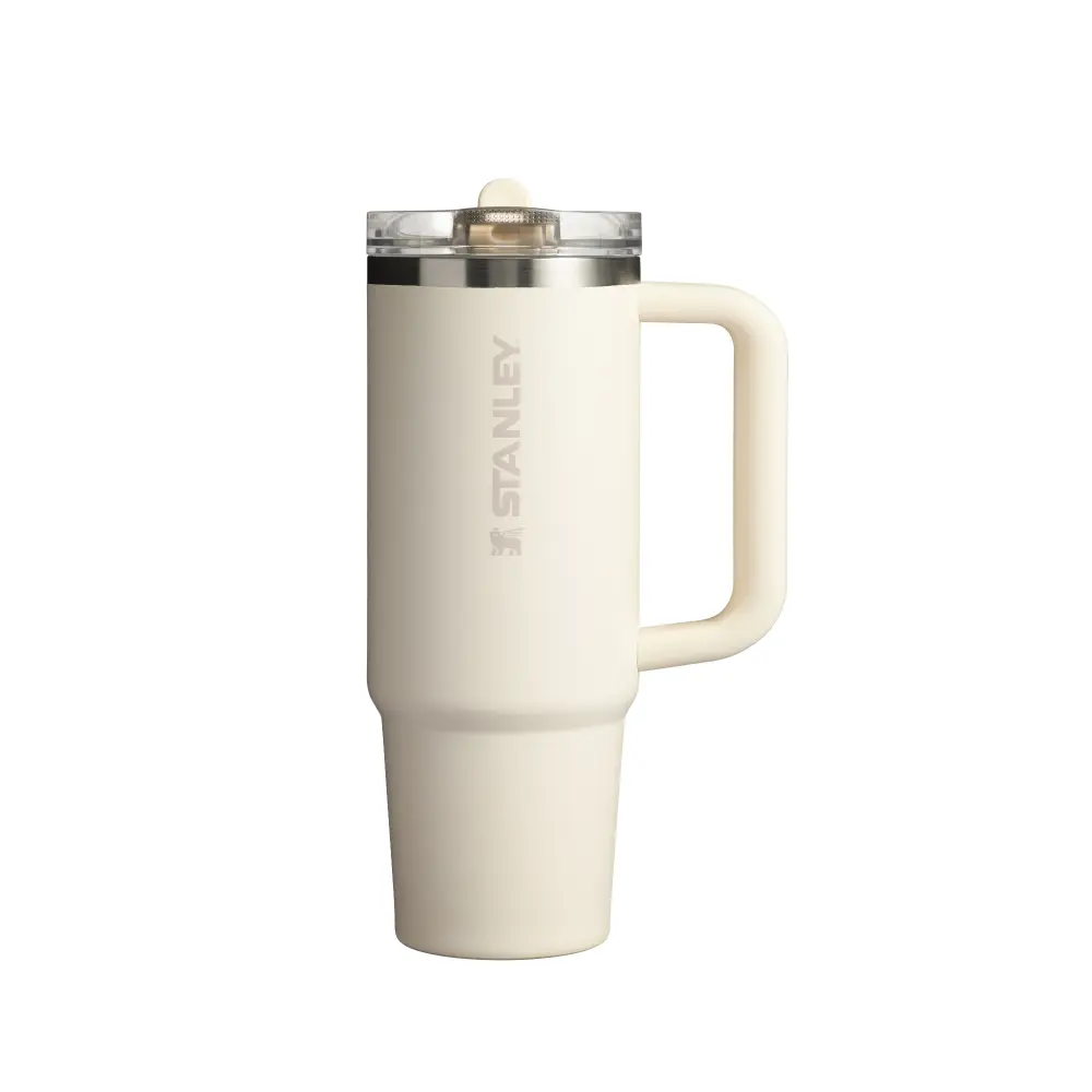 STANLEY防漏吸管隨手杯/ 0.88L/ 象牙白