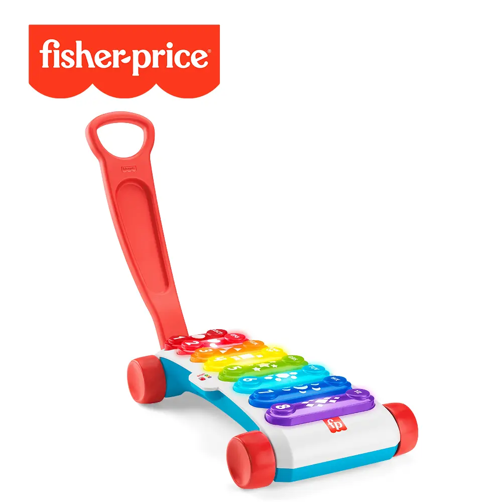 【Fisher price 費雪】巨型拉著走鐵琴