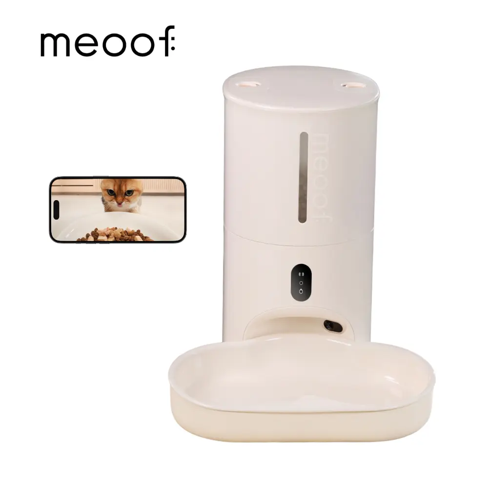 meoof 蛋捲餵食器 視訊版 雲朵碗