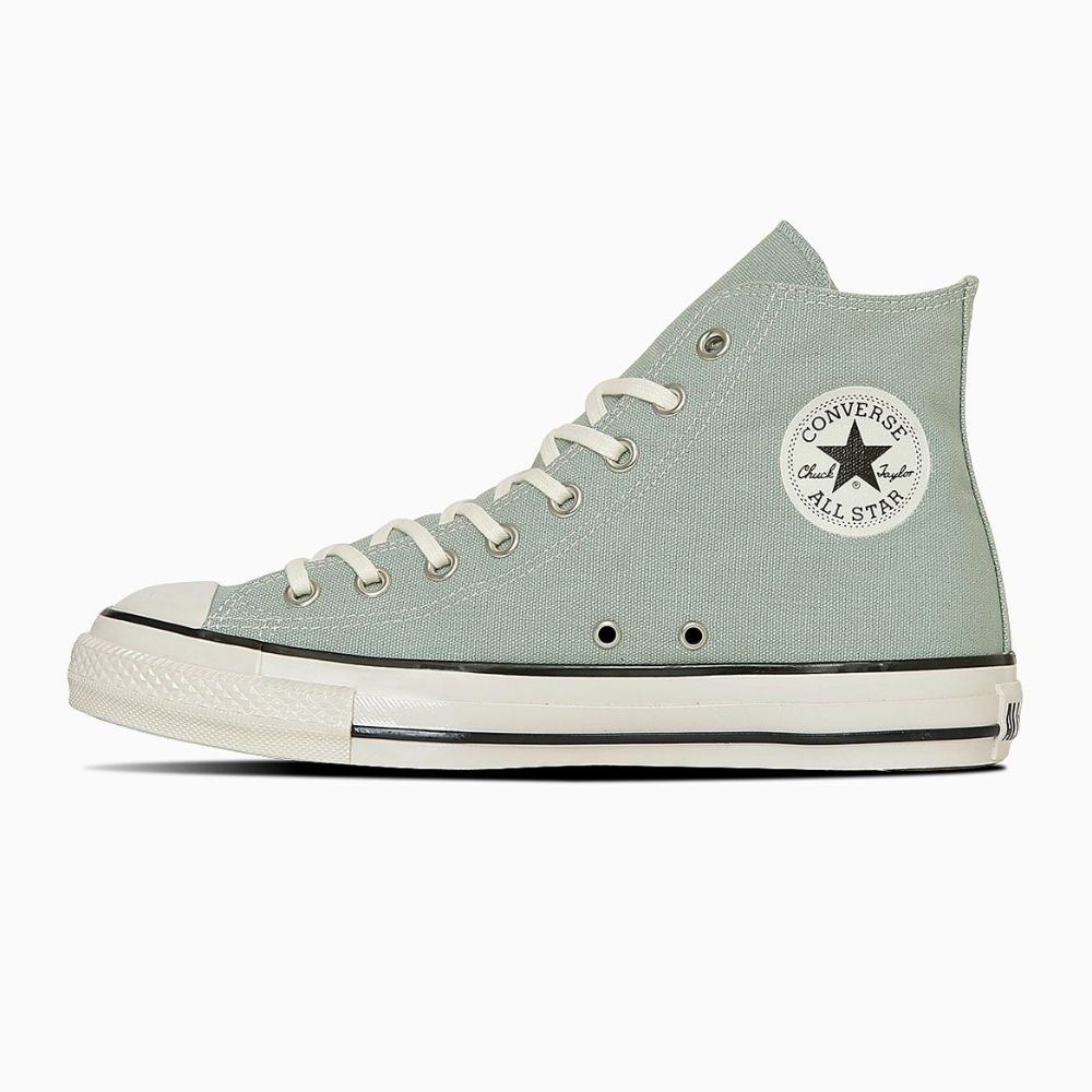 日本限定 Converse ALL STAR AGED HI 高筒 水洗帆布 霧玉石綠/ 22 cm
