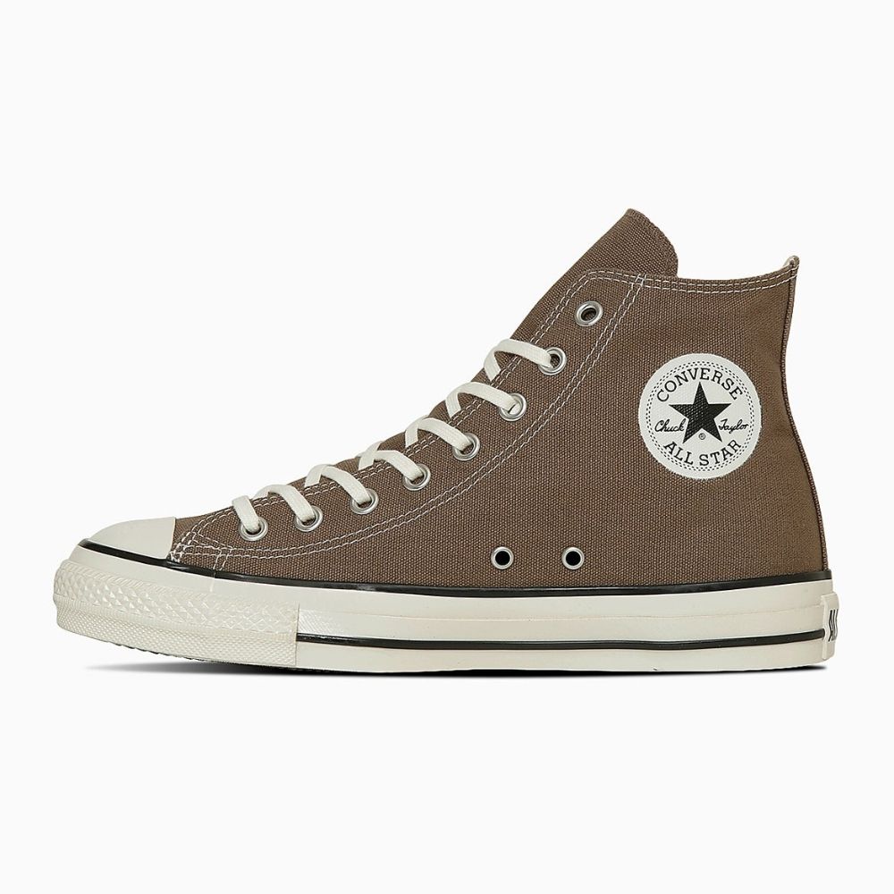 日本限定 Converse ALL STAR AGED HI 高筒 水洗帆布 軟鞋墊 雪松棕/ 25 cm