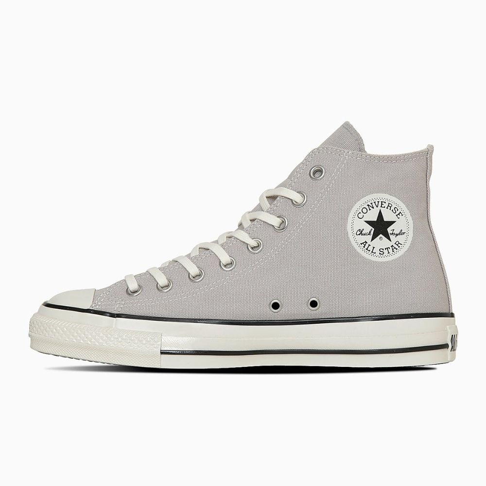 日本限定 Converse ALL STAR AGED HI 高筒 水洗帆布 軟鞋墊 淺石灰/ 23.5 cm