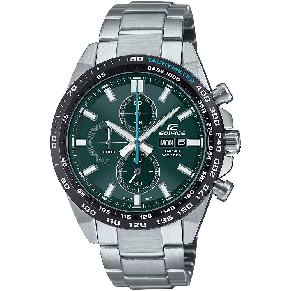 CASIO 卡西歐 EDIFICE 經典運動計時手錶 EFR-574DB-3A
