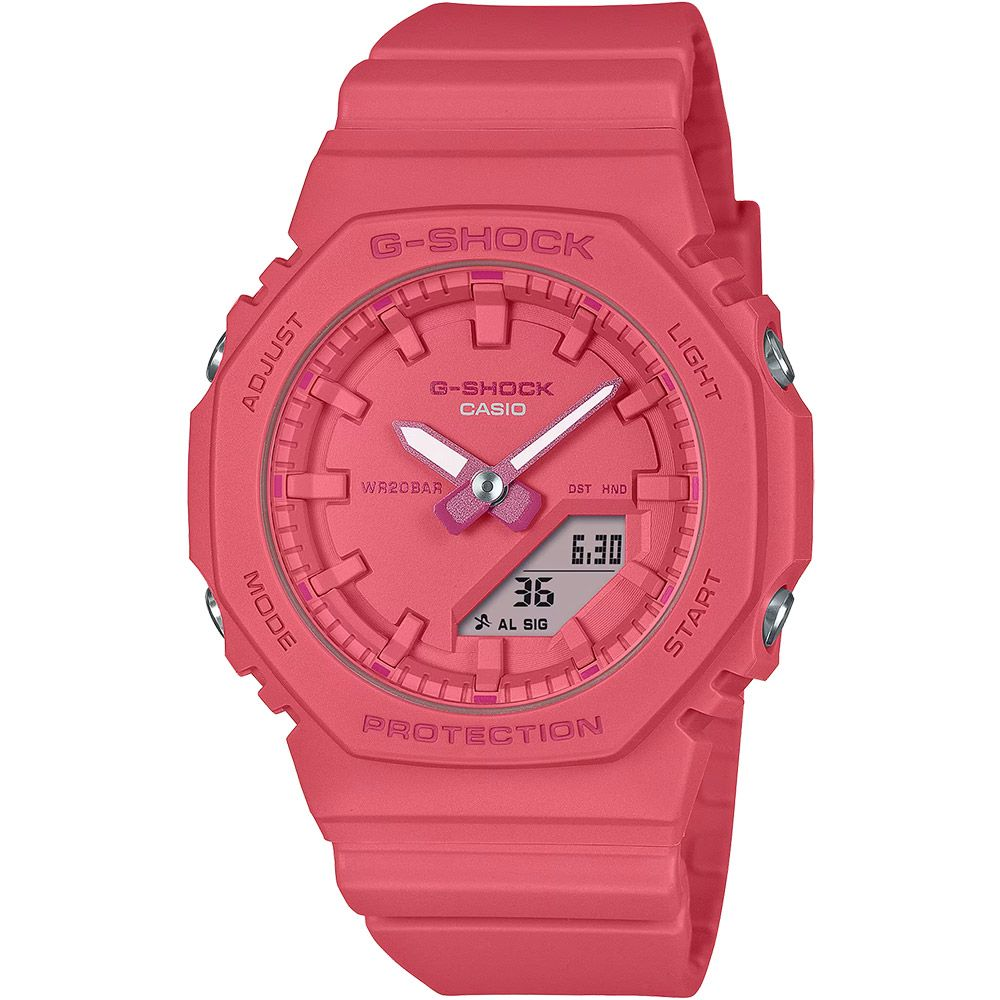 CASIO 卡西歐 G-SHOCK X ITZY 單色美學 農家橡樹八角女錶 GMA-P2100-4A