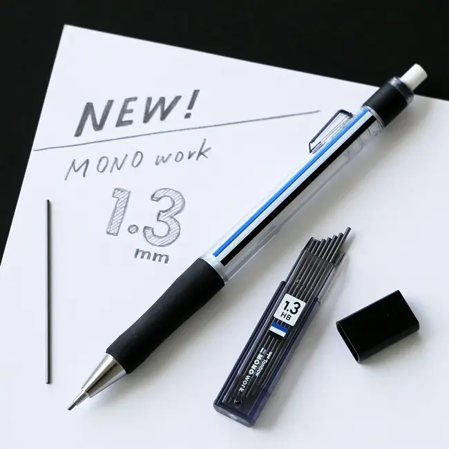 Tombow MONO work 1.3mm自動鉛筆/ 標準色