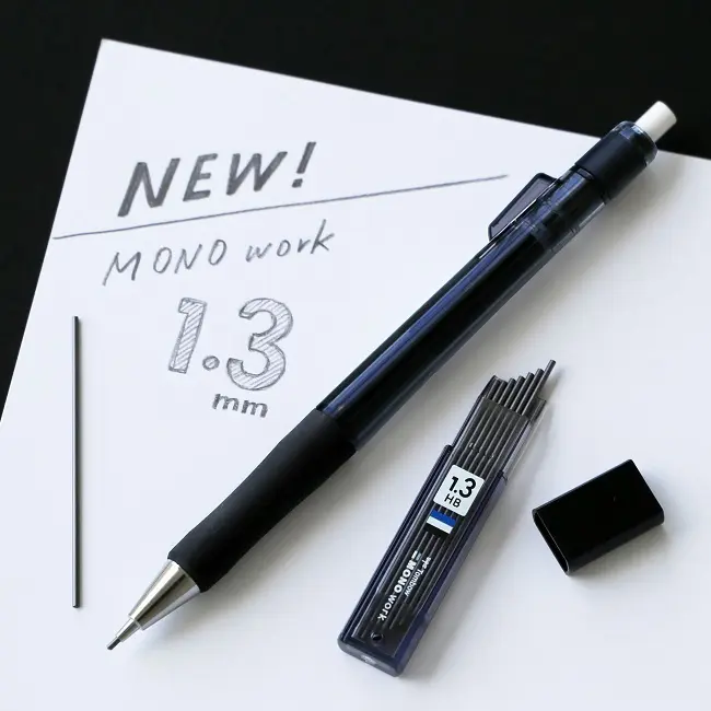 Tombow MONO work 1.3mm自動鉛筆/ 黑色