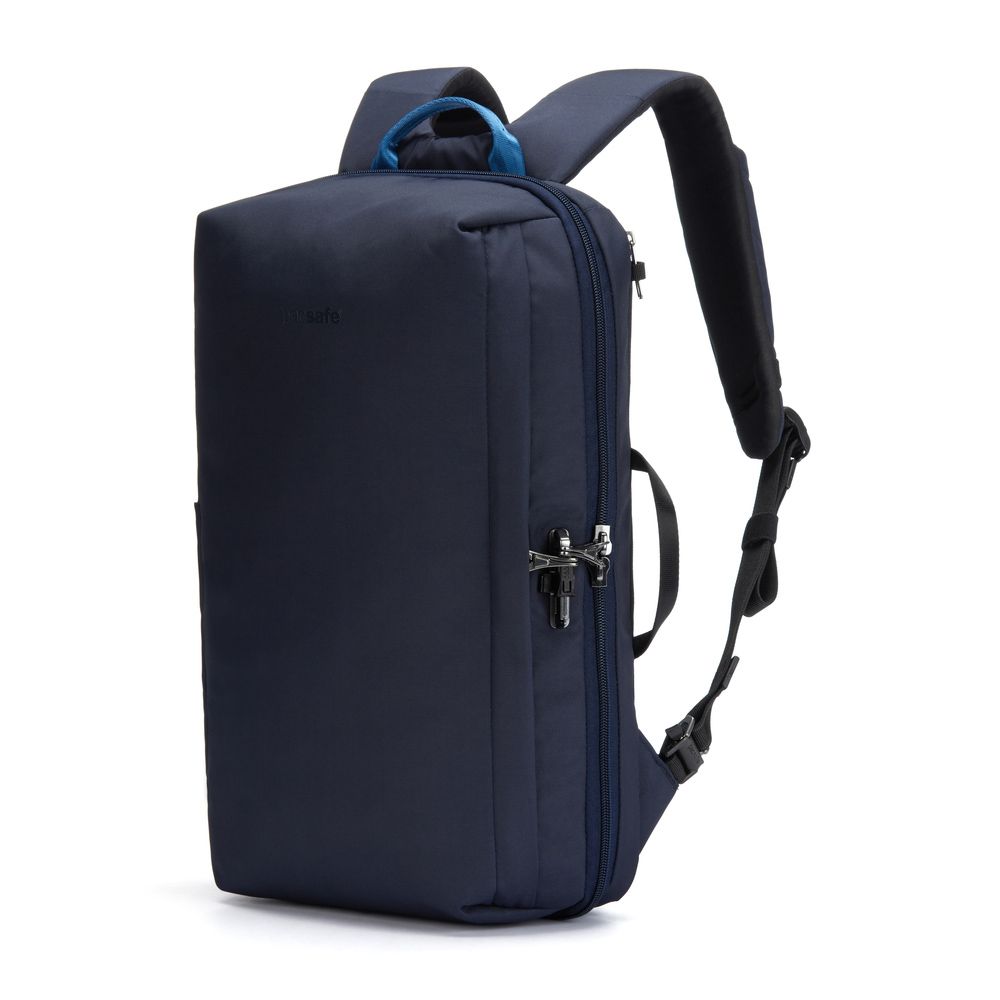 Pacsafe V 五大專利防盜 防盜商務後背包 18L / 海洋藍