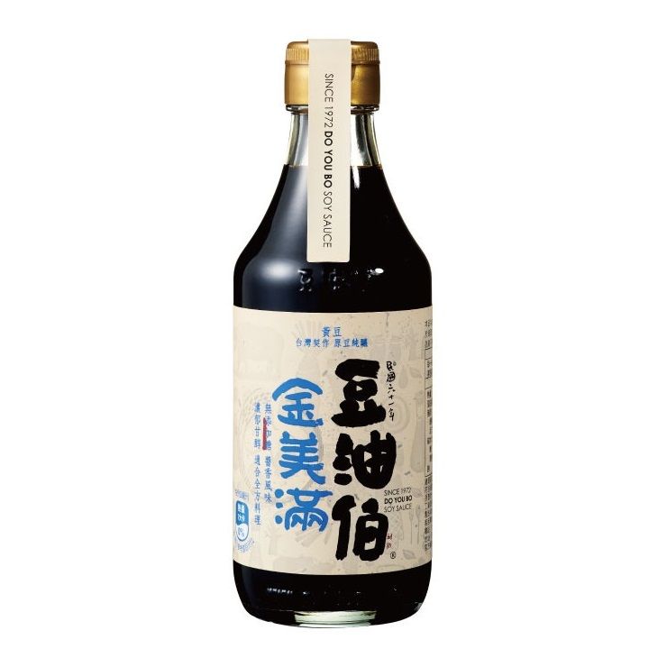 豆油伯金美滿無添加糖釀造醬油/ 黃豆醬油/ 300ml