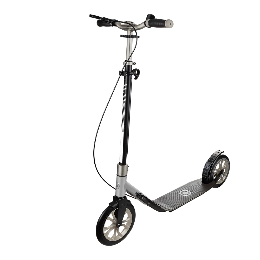 GLOBBER ONE NL 230 ULTIMATE 成人折疊滑板車-電鍍灰