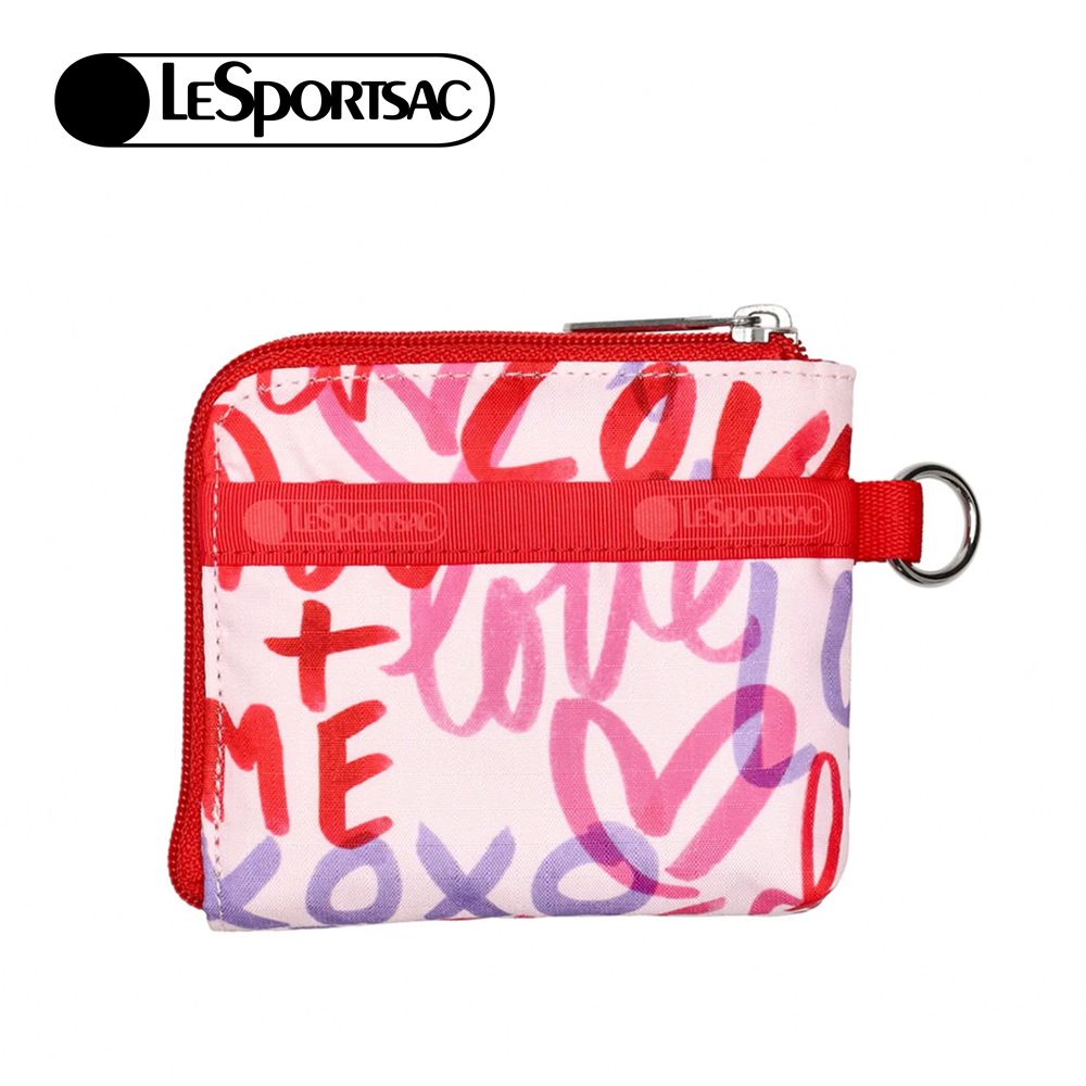 Lesportsac Slim Wallet 極簡輕薄錢包/ 愛情便條手繪風