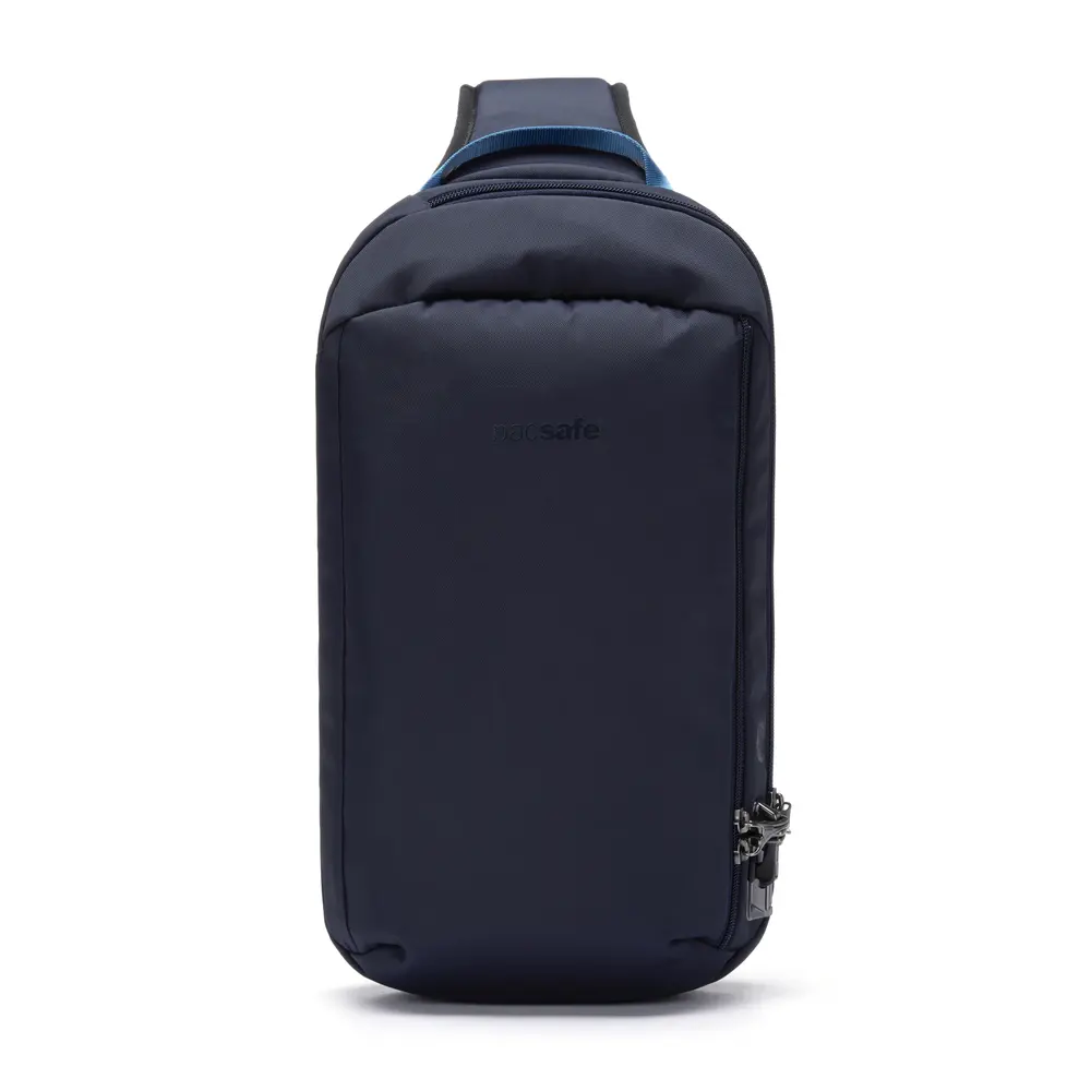 Pacsafe V Tech 五大專利防盜 防盜斜背包 運動背包 10L / 海洋藍