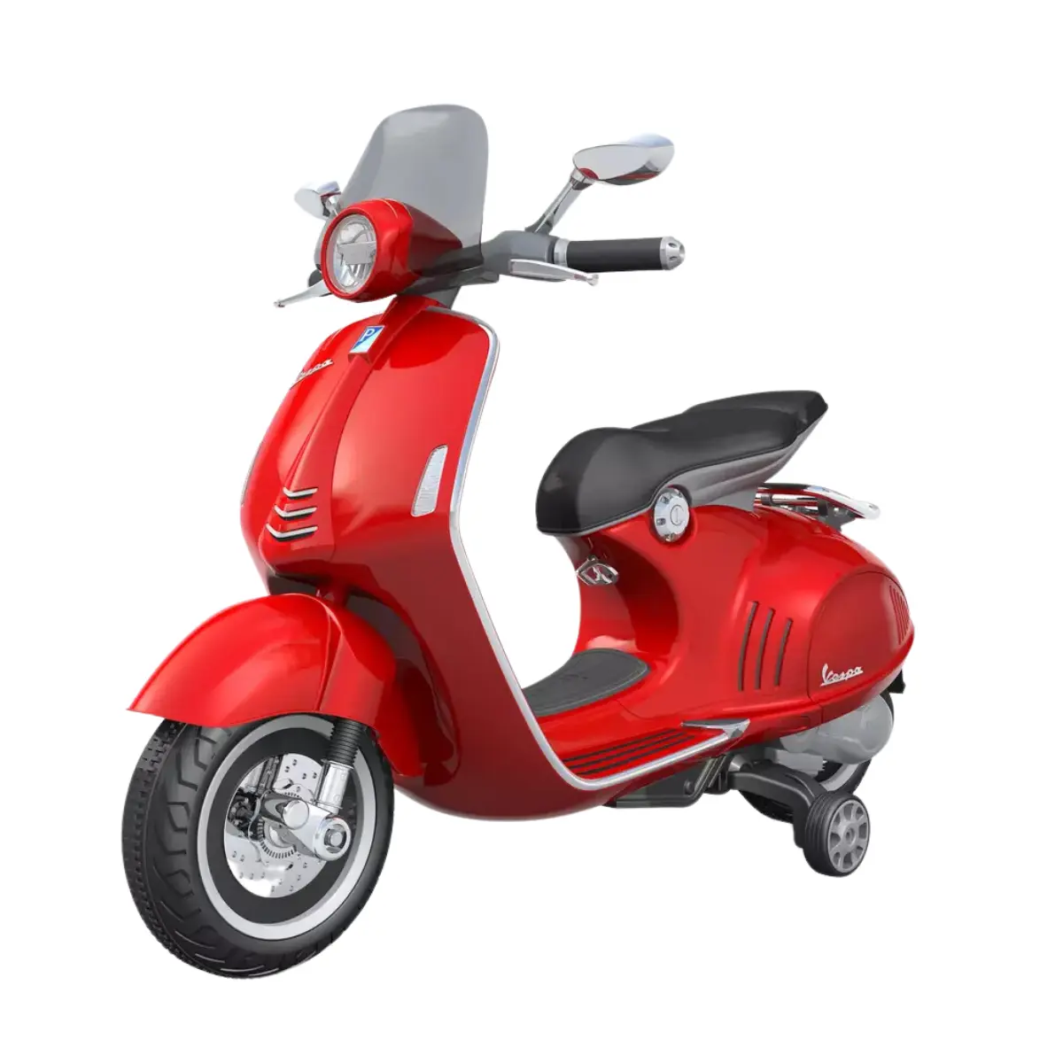 Vespa電動玩具車/ 紅