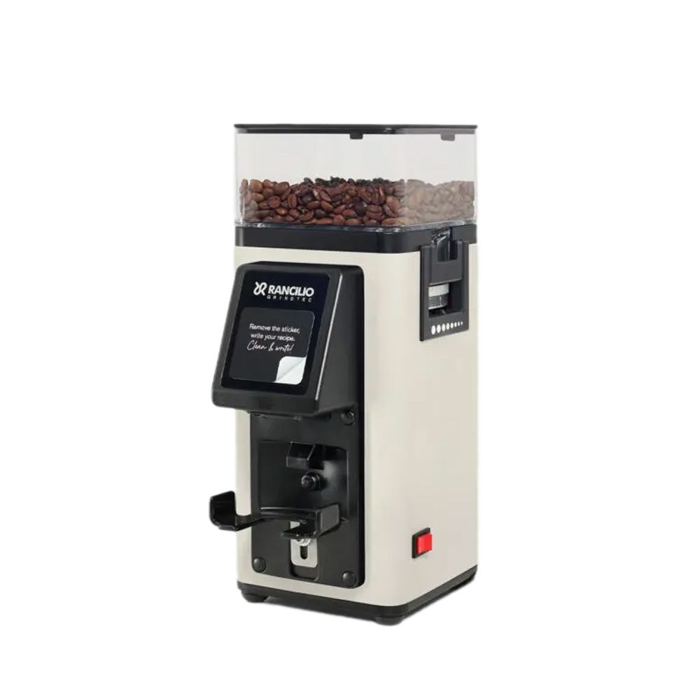 【RANCILIO 藍奇里奧】Stile SD 家用咖啡磨豆機（二色）｜半自動 手寫黑板 58mm 平刀盤/ 奶油白