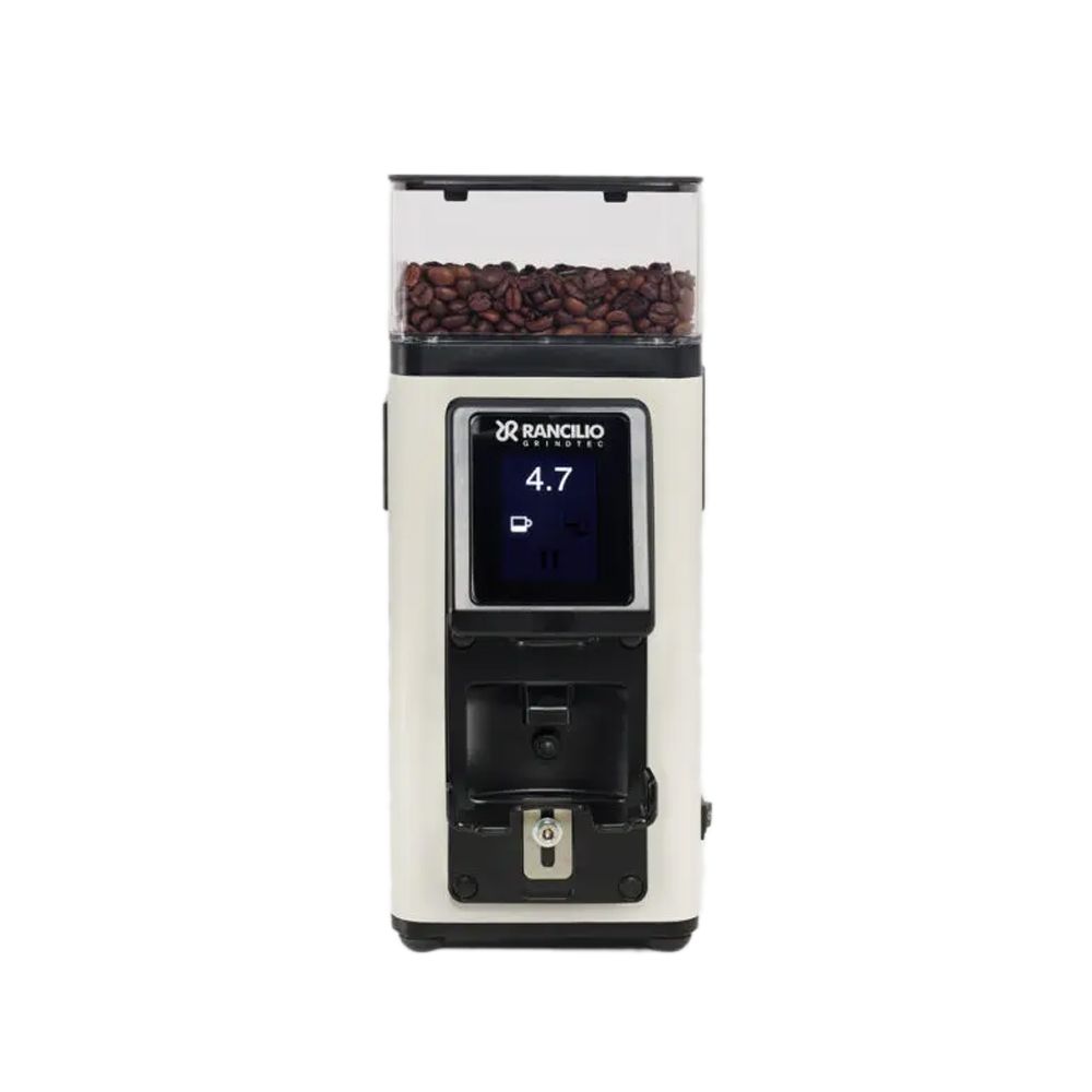【RANCILIO 藍奇里奧】Stile 家用定量咖啡磨豆機（二色）｜觸控螢幕 58mm 平刀盤/ 奶油白