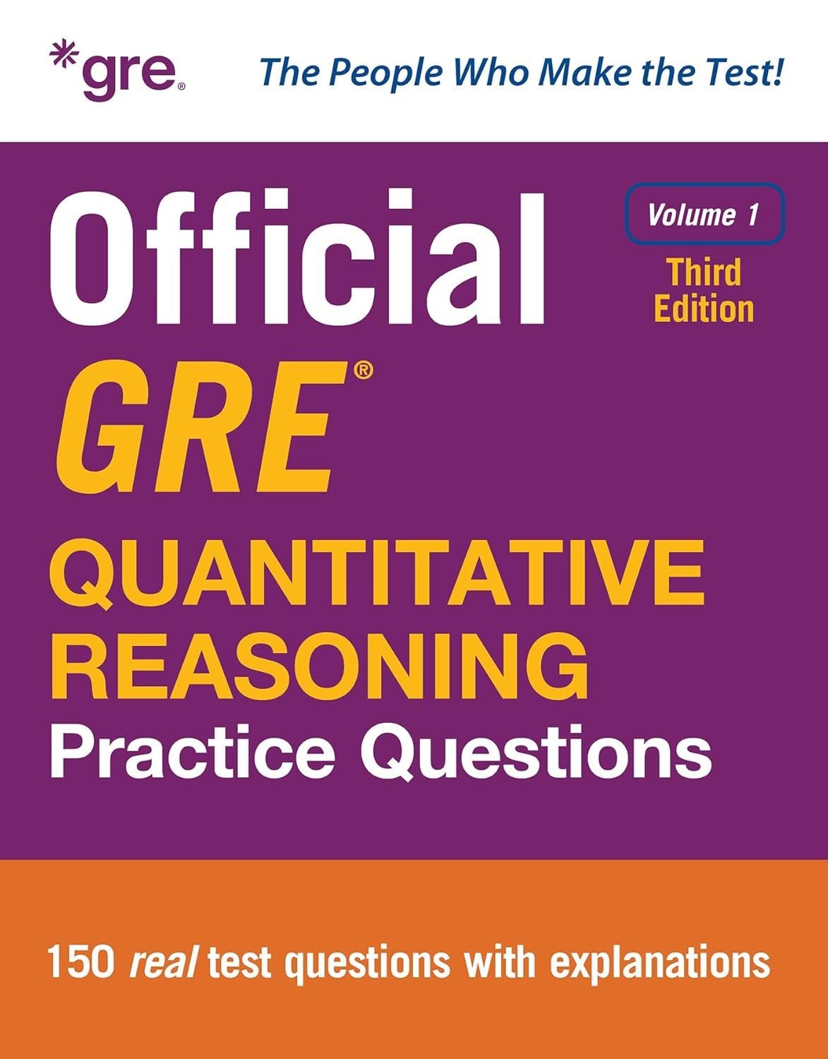 Official GRE Quantitative Reasoning Practice Questions Vol. 1 (3 Ed.)