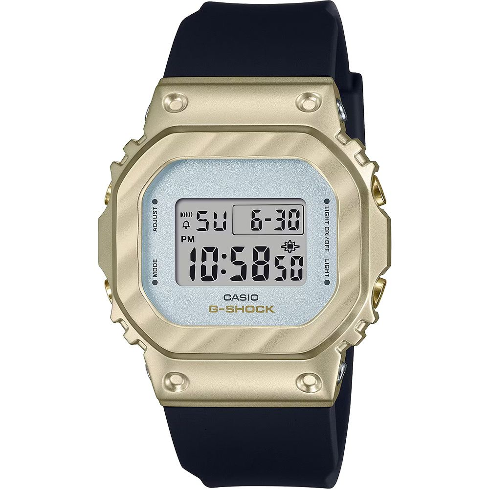 CASIO 卡西歐 G-SHOCK 香檳金系列方型電子手錶 GM-S5600BC-1