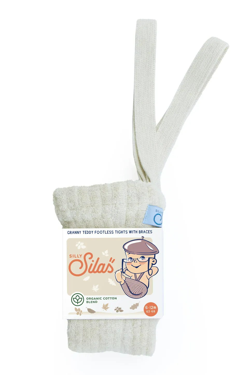 Silly Silas復古泰迪吊帶褲 / Cream Blend / 6-12M