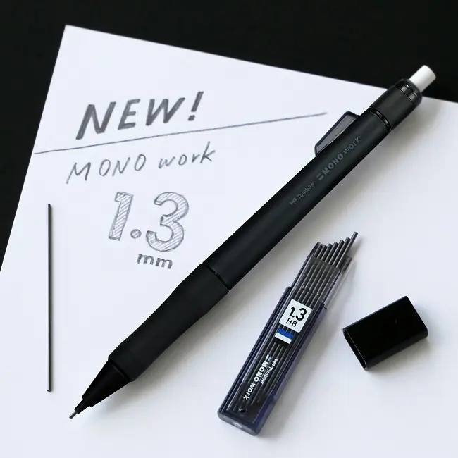 Tombow MONO work 1.3mm自動鉛筆/ 限量色/ 霧黑