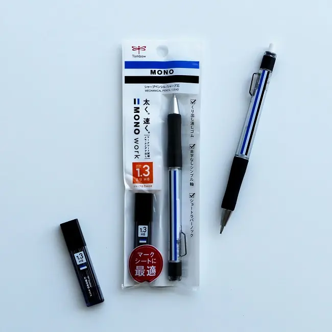 Tombow MONO work 1.3mm自動鉛筆+HB筆蕊