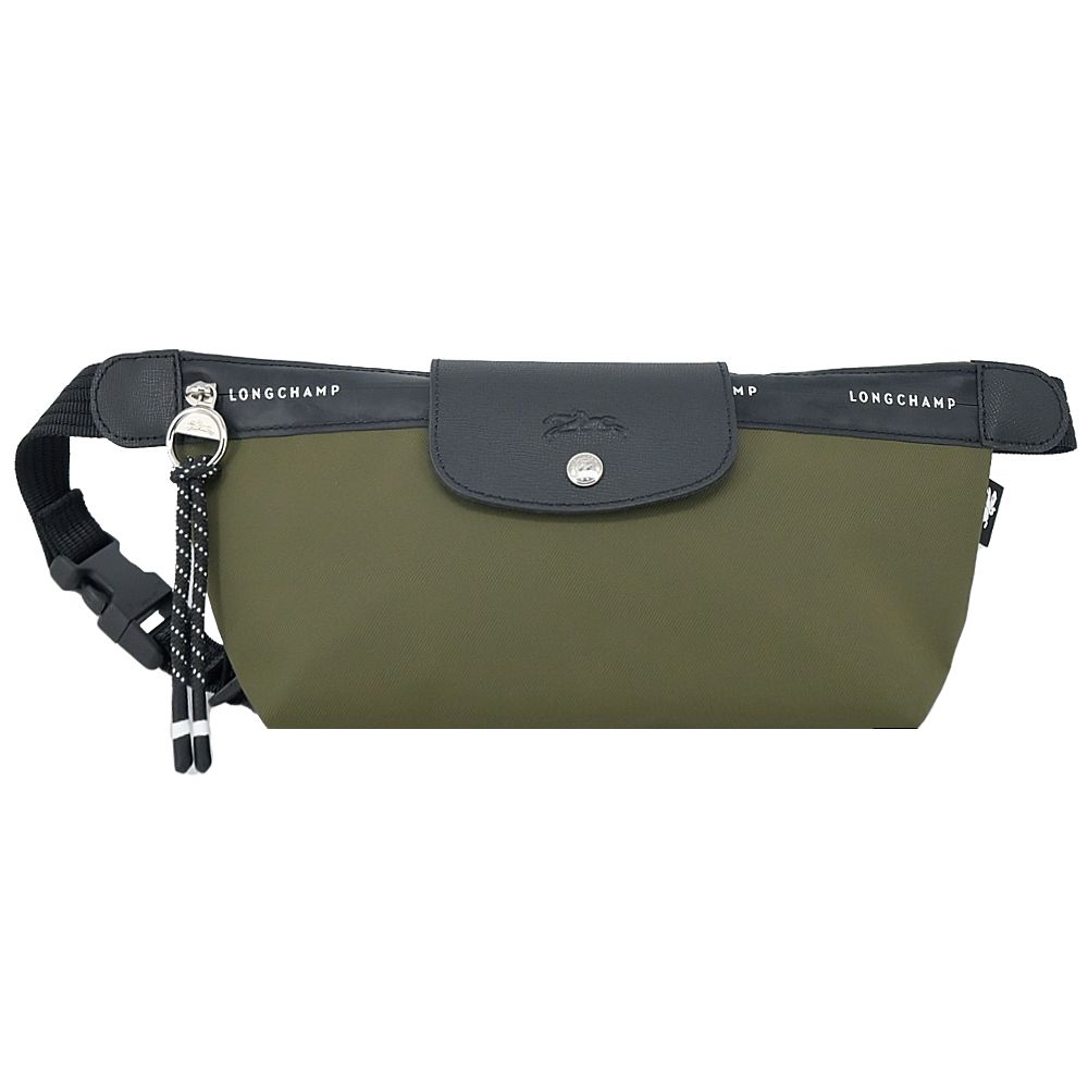 LONGCHAMP LE PLIAGE ENERGY系列再生尼龍腰包(中/卡其綠)/平行輸入